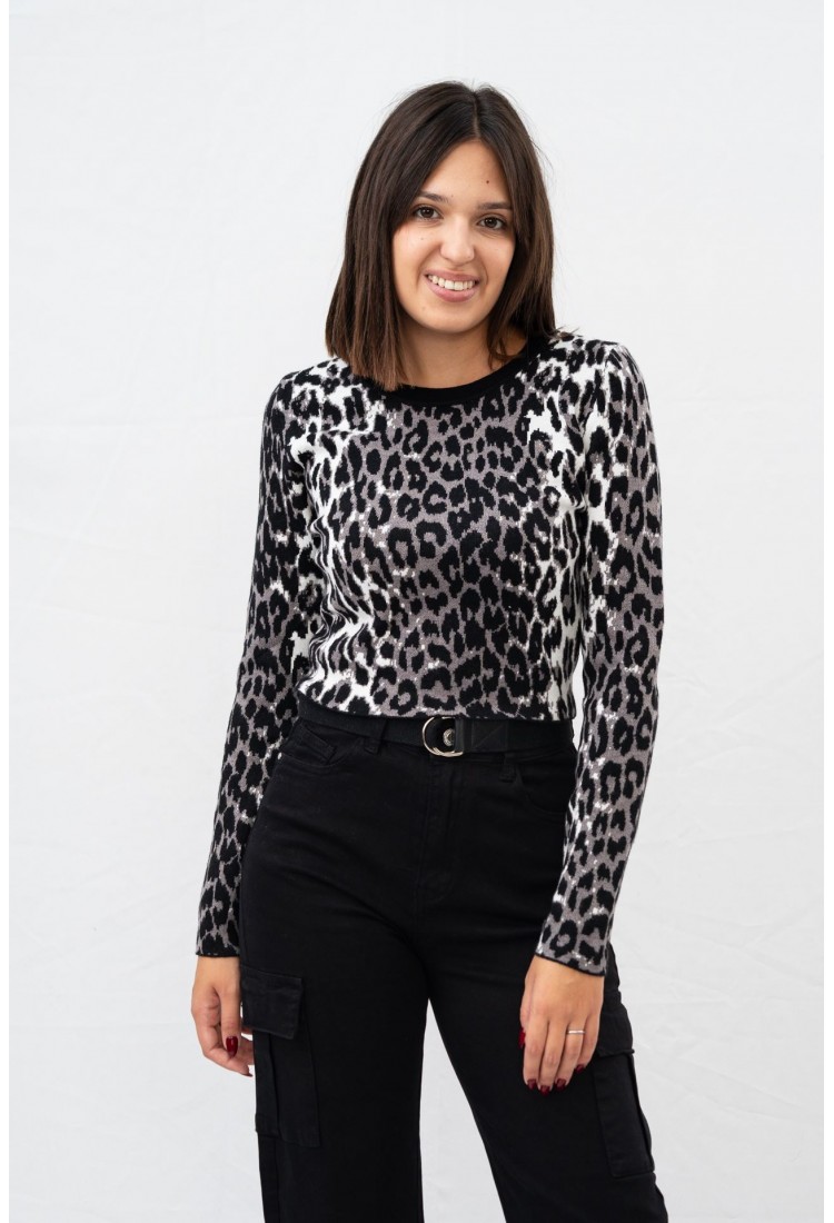 ΠΟΥΛΟΒΕΡ ΤΟΠ ANIMAL PRINT 93588