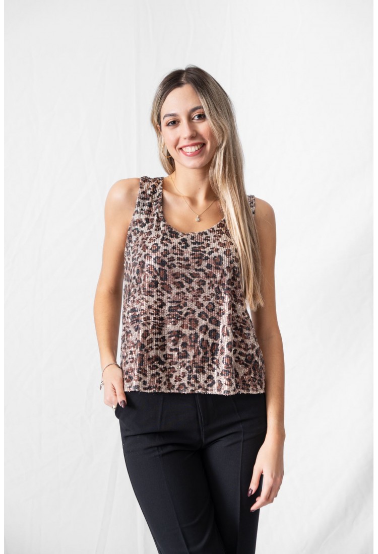 ΜΠΛΟΥΖΑ ΑΜΑΝΙΚΗ ΠΑΓΙΕΤΑ ANIMAL PRINT  906721