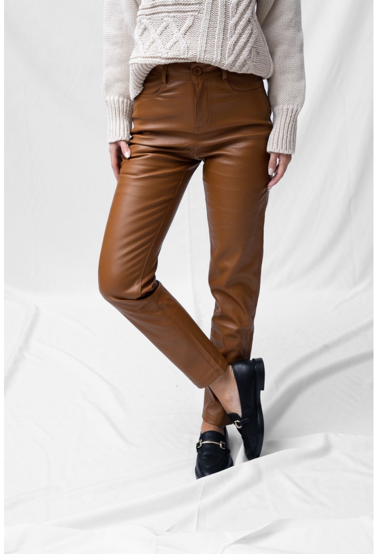 LEATHER TROUSERS 8075