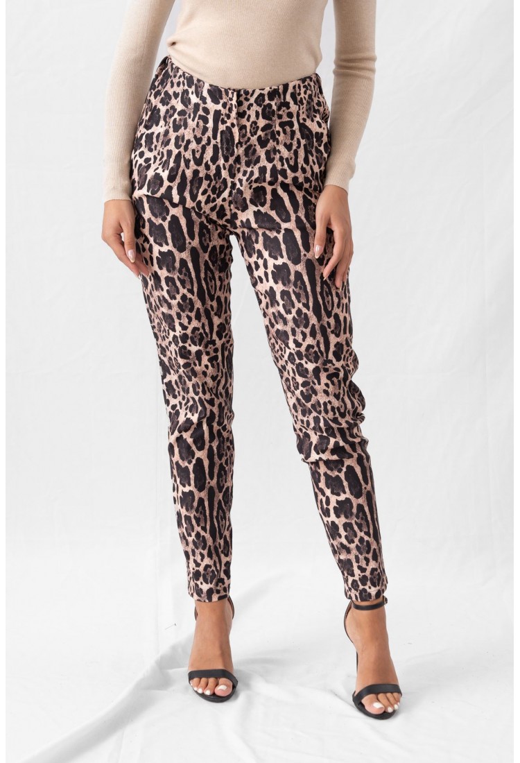 ΠΑΝΤΕΛΟΝΙ ANIMAL PRINT ΨΗΛΟΜΕΣΟ 20975